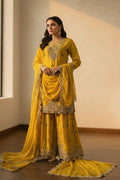 Yellow Sharara Suit