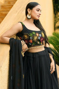 all black lehenga choli for navratri