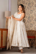 banarasi jacquard silk dress
