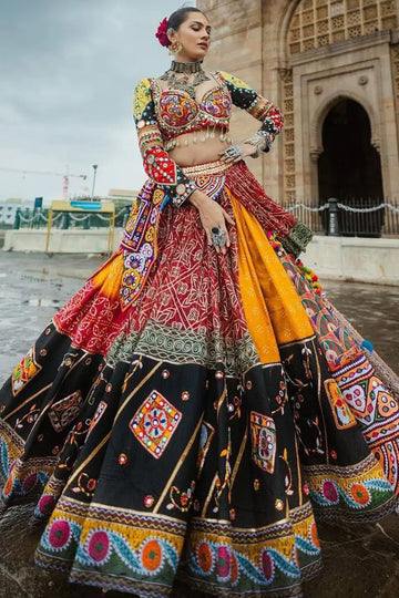 black chaniya choli for navratri