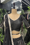 black chaniya choli for navratri