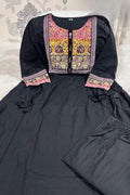 black color co ord set for teenage girl