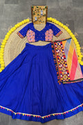 blue lehenga choli for women