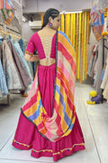 bridal lehenga pink colour