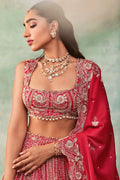 bridal red lehenga 