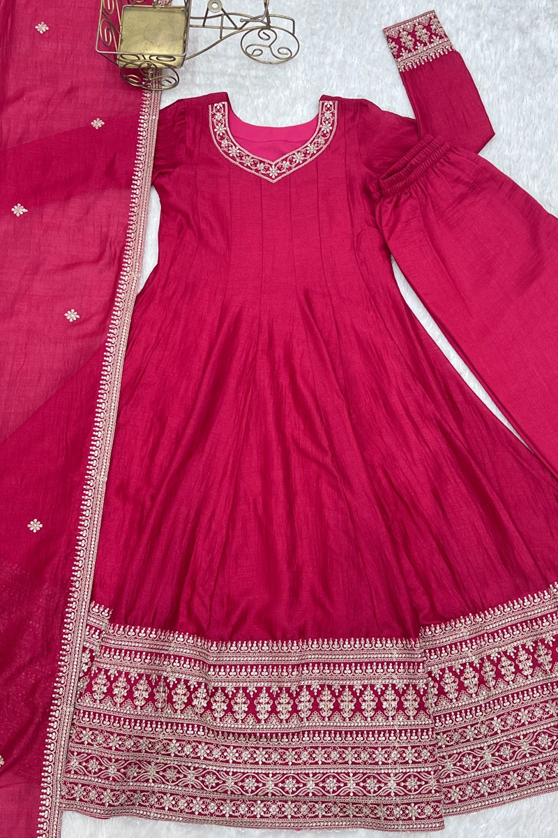 comfortable pooja wear anarkali
