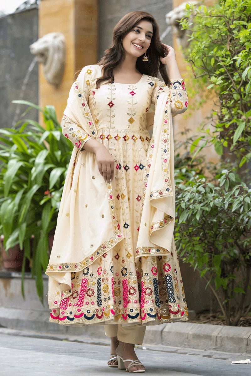 banarasi silk dress design Frock Banarasi Silk Dress Designs Semi Banarasi Silk Prettypattu