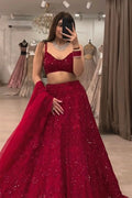 crop top lehenga choli for bridal