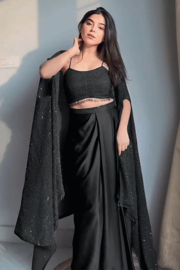 crop top dress for party Beaded Crop Top And Skirt 1 dress