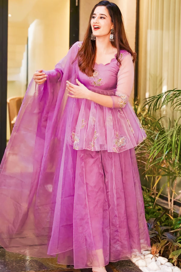 Latest Modern Sharara Suit For Party Wear - Anaya Designer Studio