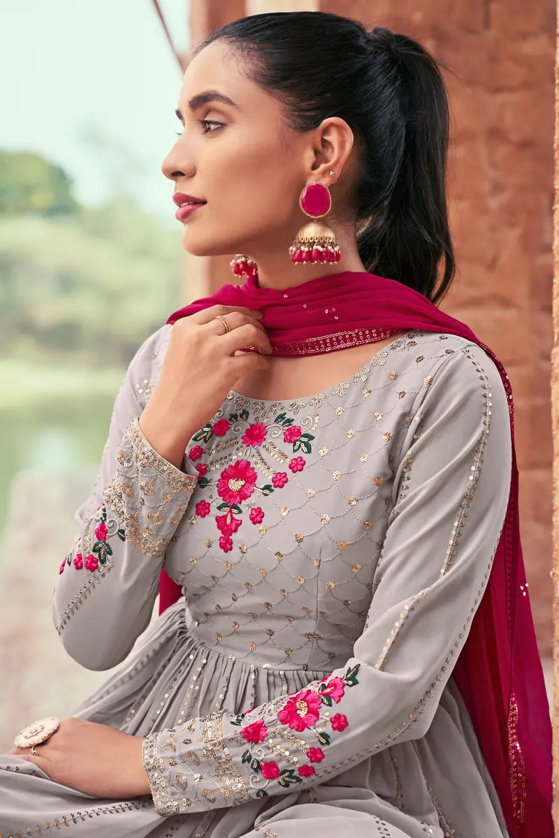 designer sharara suit for girls