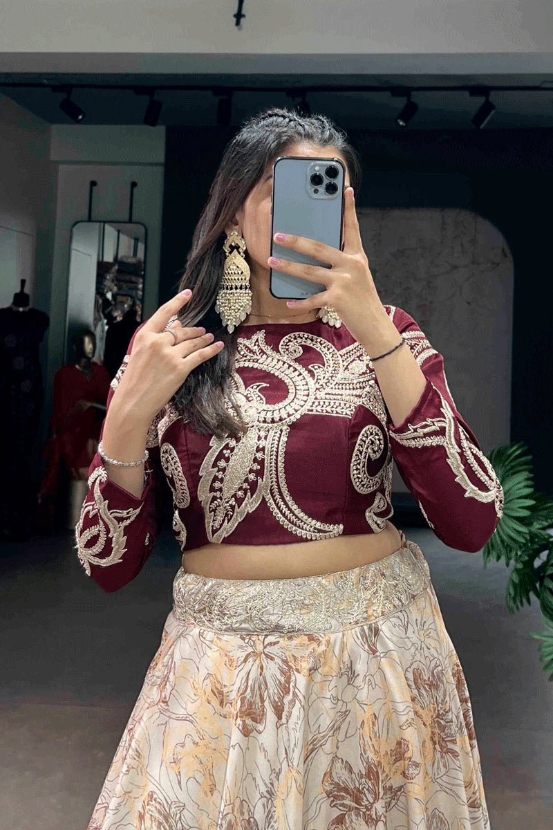 latest embroidery lehenga choli