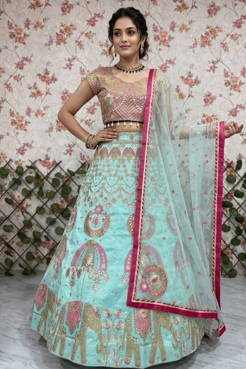 designer embroidery lehenga choli