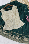 designer fully stitched lehenga