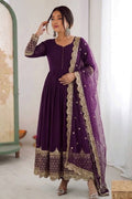 designer heavy flair anarkali gown