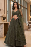 designer heavy sequin lehenga choli