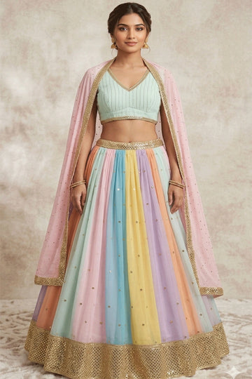 designer multicolor lehenga choli