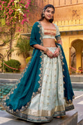 designer paithani style lehenga choli
