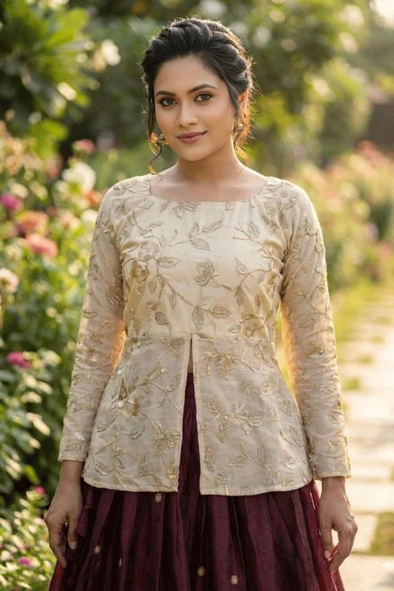 pre stitched lehenga choli for women