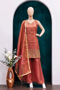 designer satin silk palazzo set