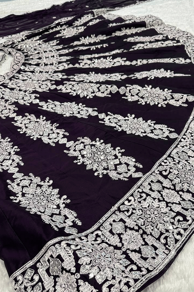 designer sequence lehenga choli