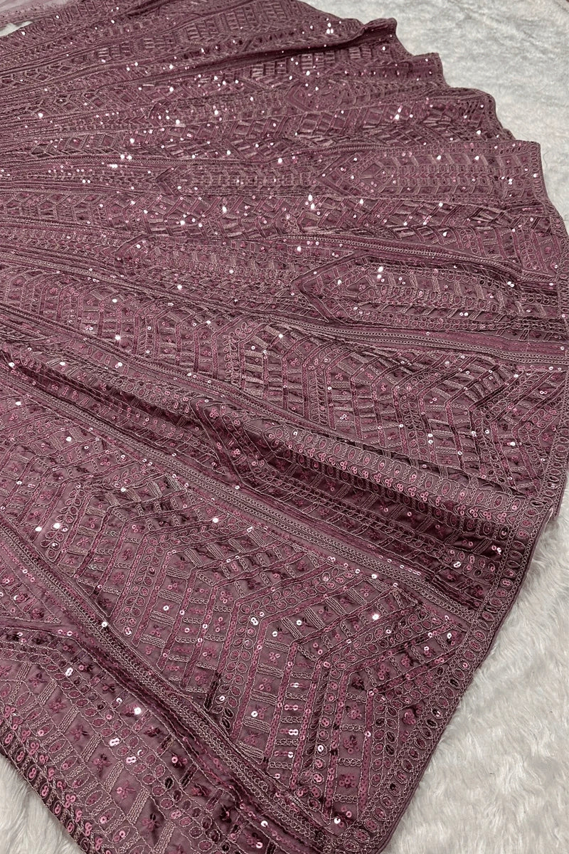 designer sequin lehenga choli
