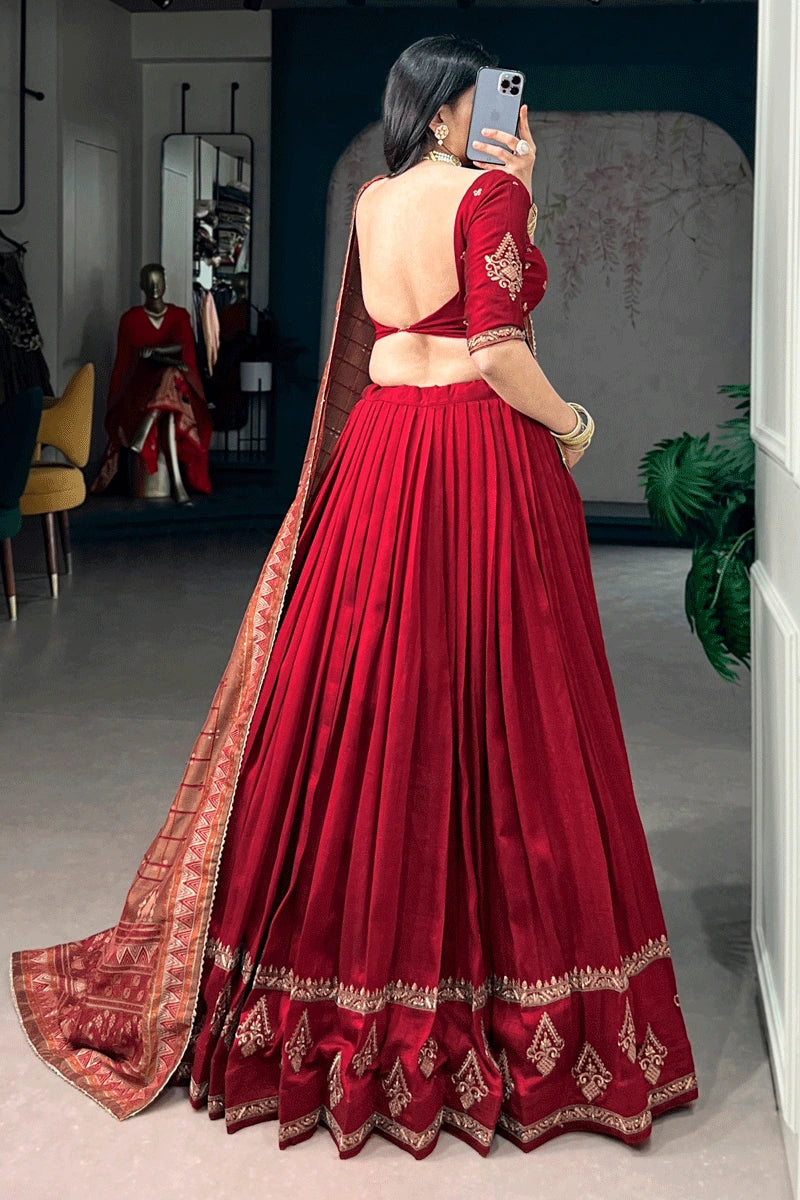 designer silk lehenga choli