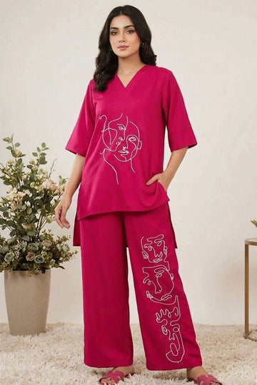 designer summer co ord set for girls
