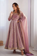 diwali special silk anarkali suit