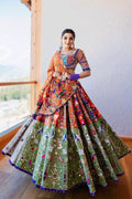 double lehenga choli for navaratri