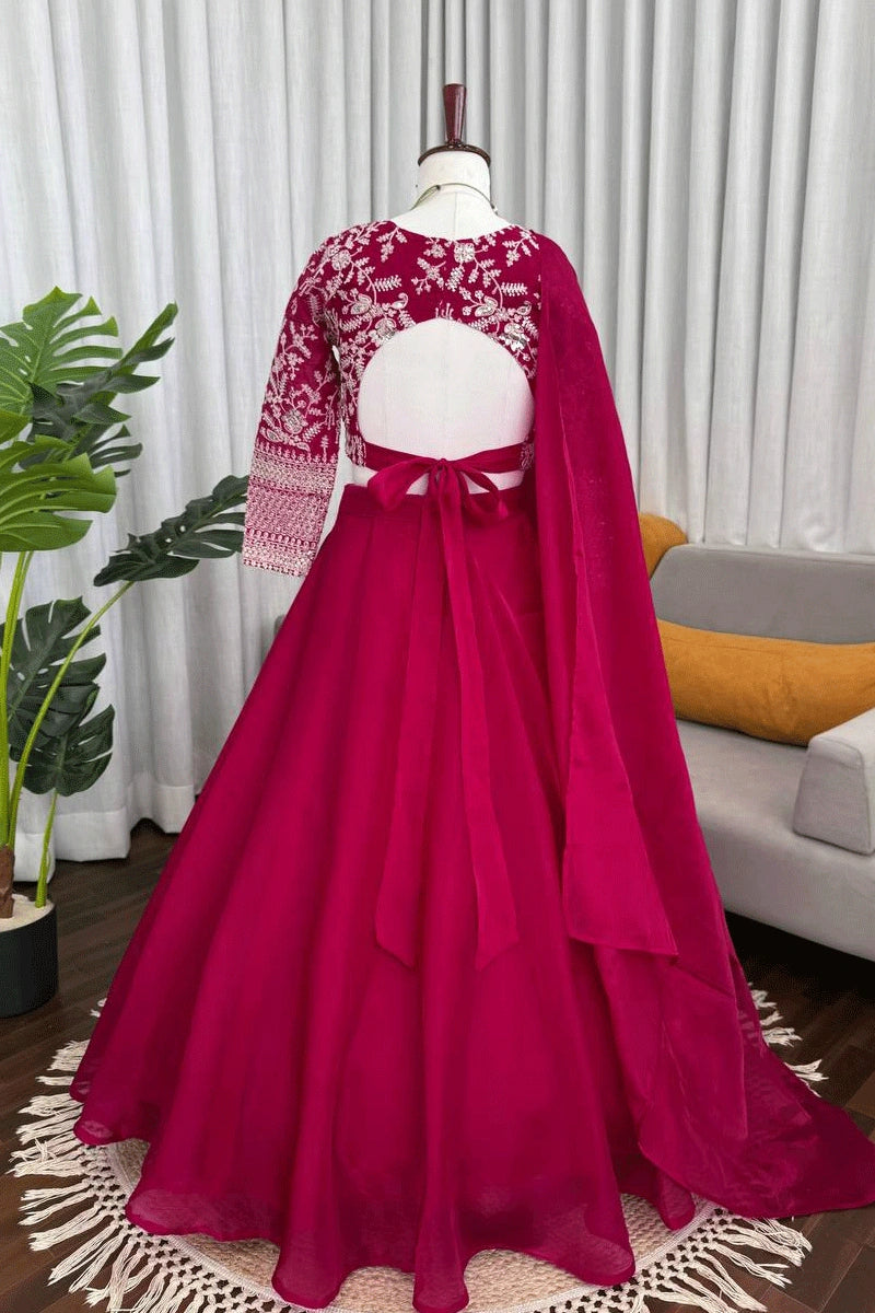 elegant sangeet lehenga outfit
