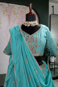 elegant zari lehenga outfit