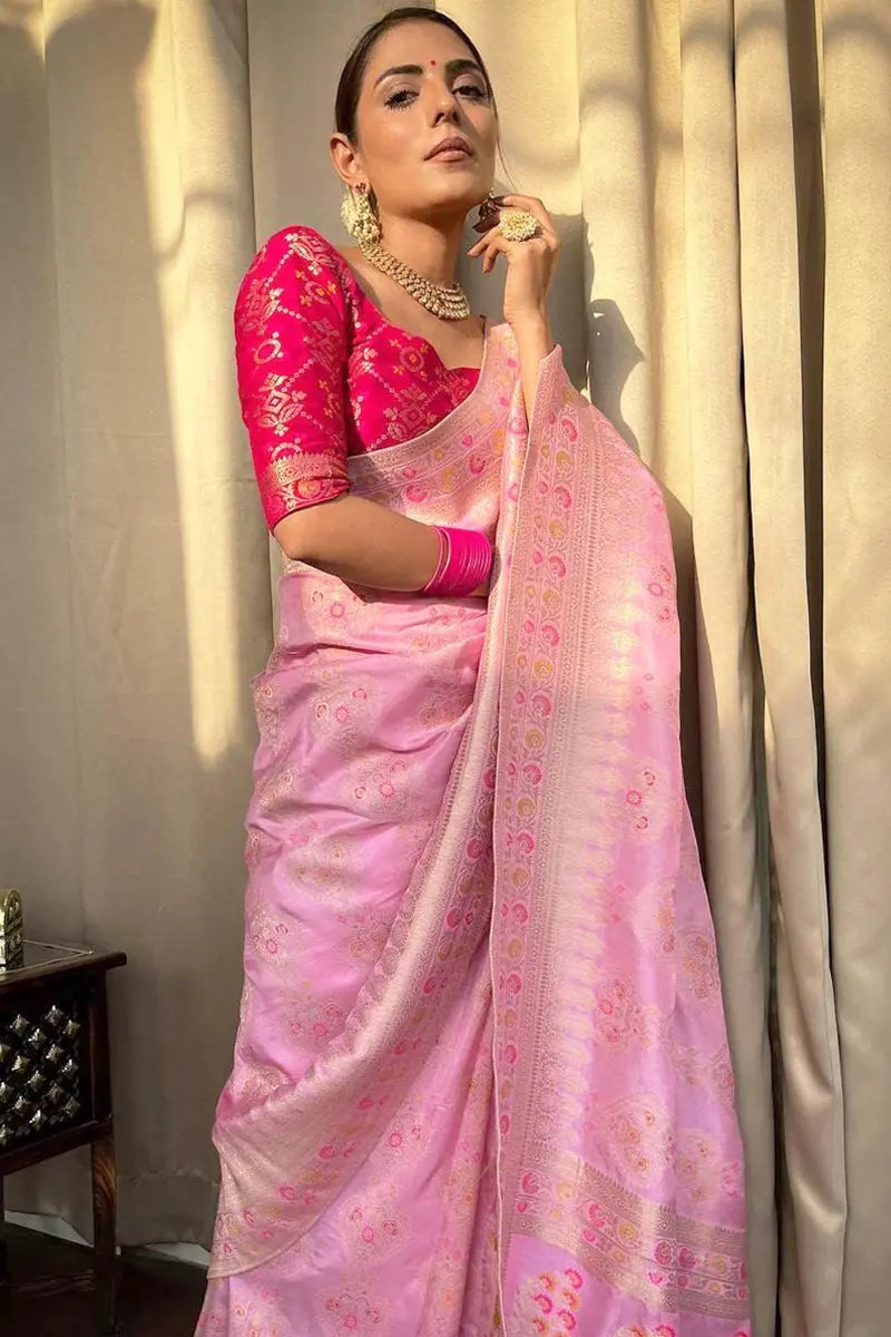 jacquard silk saree price