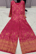 fashionable banarasi silk dress