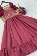 fashionable party gown for girls