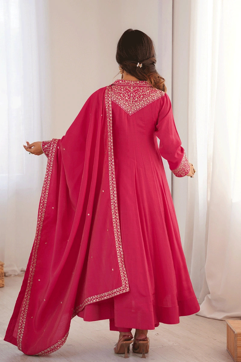 festive anarkali dress for girls