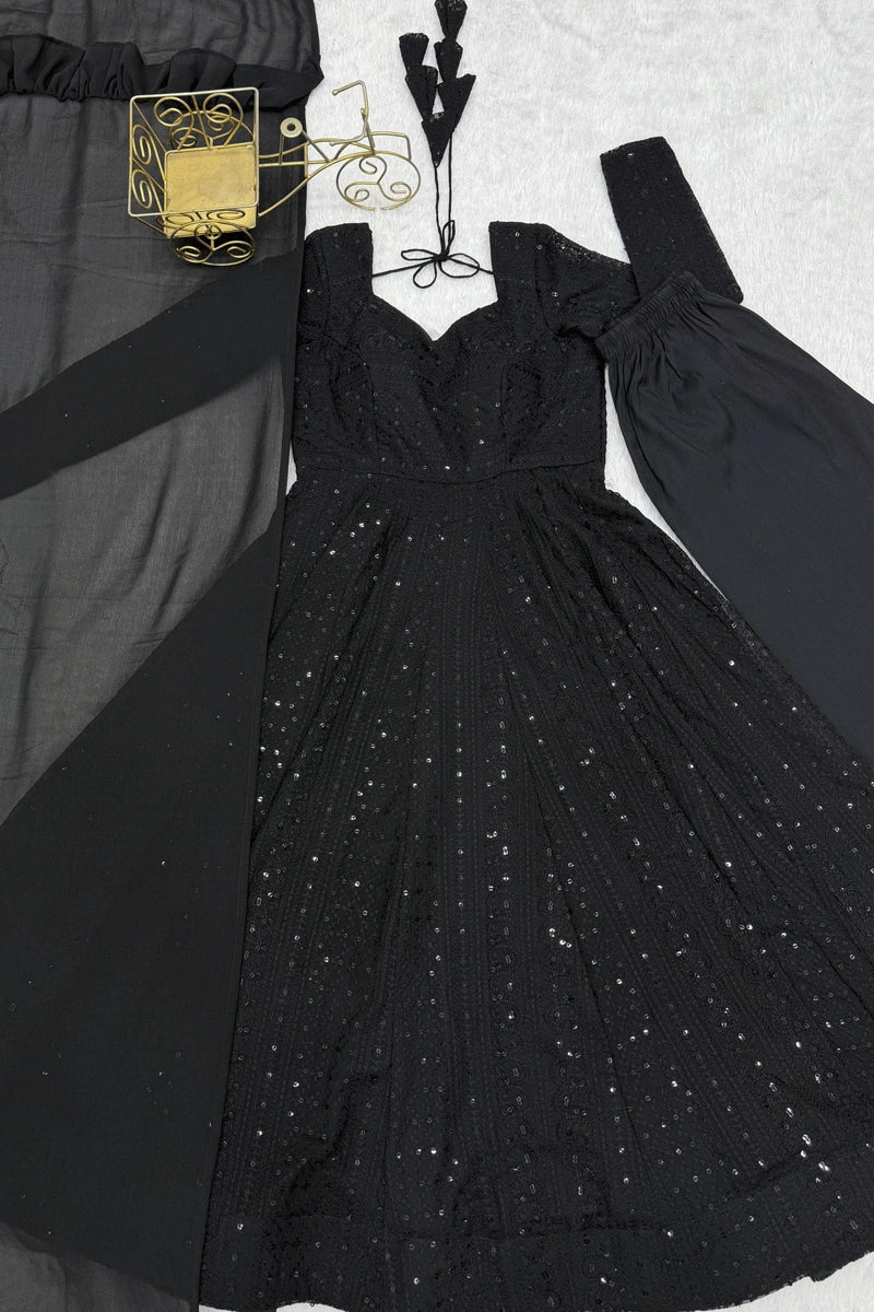 festive anarkali suit for girls