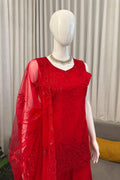 festive net sharara suit