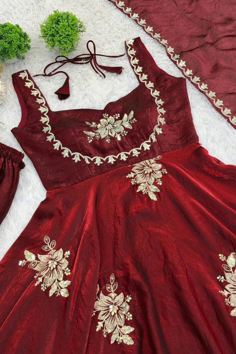 festive wear anarkali for girls