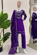 full pair purple dress for wedding