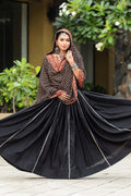 fully black lehenga choli