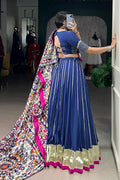 fully stitched garba lehenga
