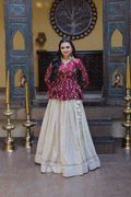 fully stitched sequin lehenga choli