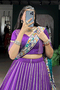 gamthi print lehenga choli for garba
