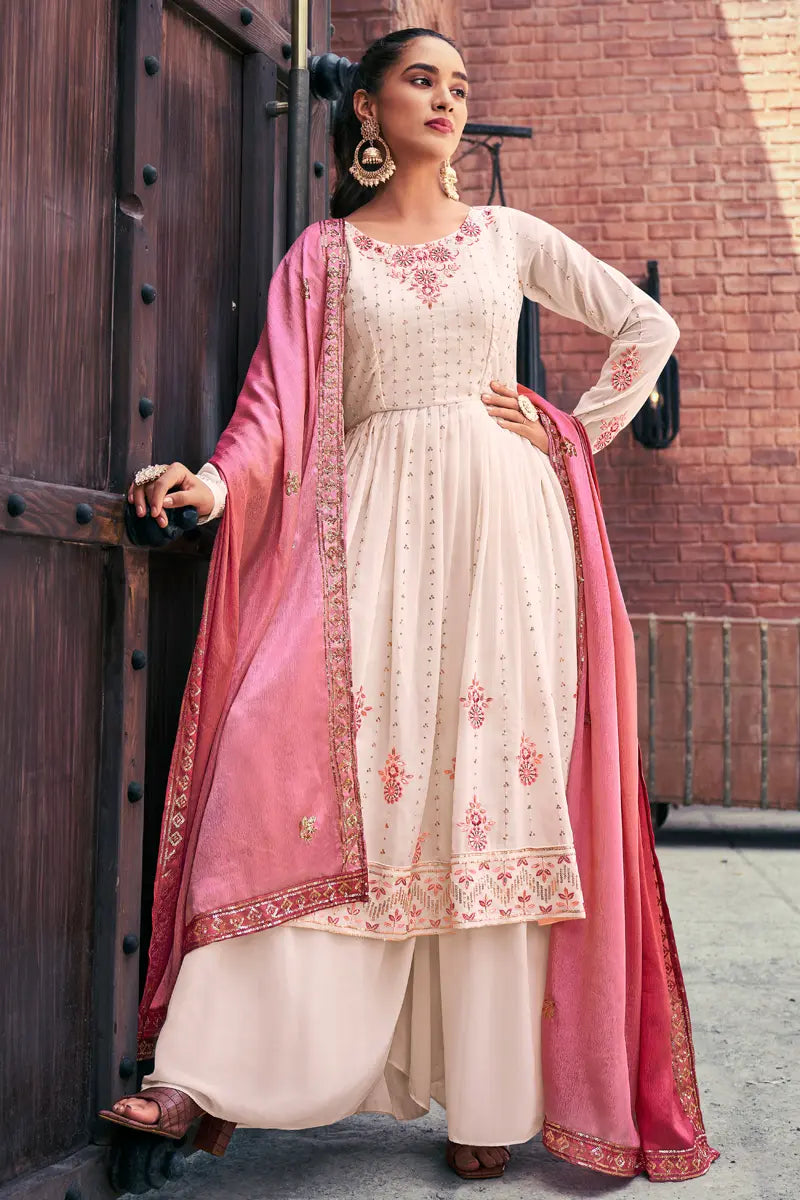 georgette kurti for raksha bandhan