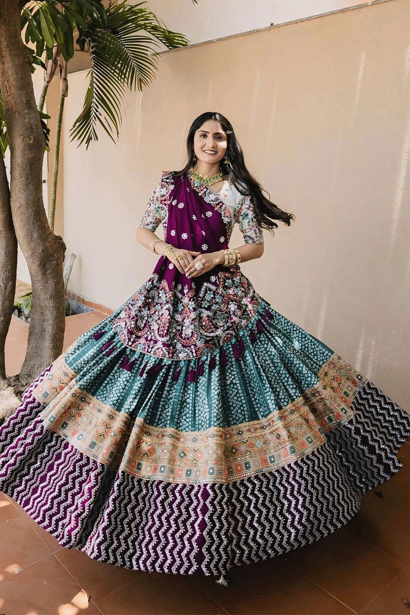Gujarati Singer Gita Rabari Chaniya Choli - Anaya Designer Studio