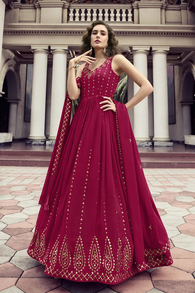 gown dress for raksha bandhan