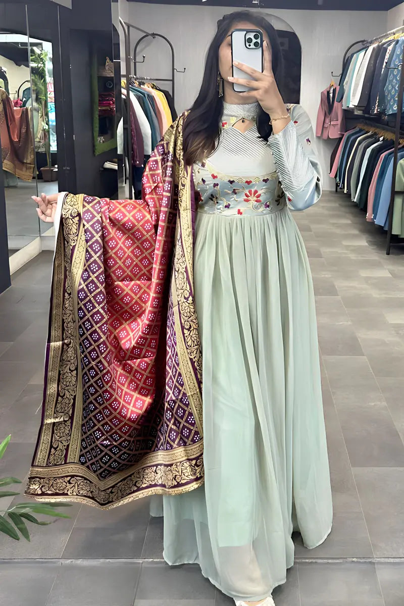 gown for raksha bandhan