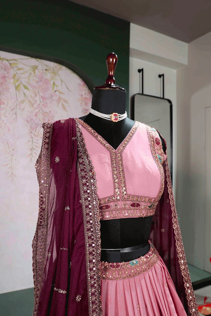 grand reception lehenga choli