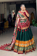 green lehenga choli for women